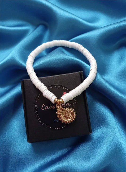 Pulseira Búzio Branco