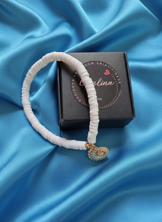 Pulseira Búzio Branco